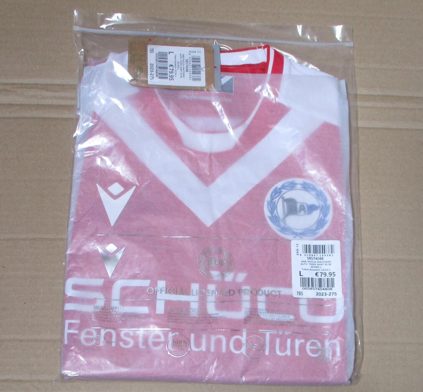 DSC Arminia Bielefeld Trikot 2023/24 Macron Third