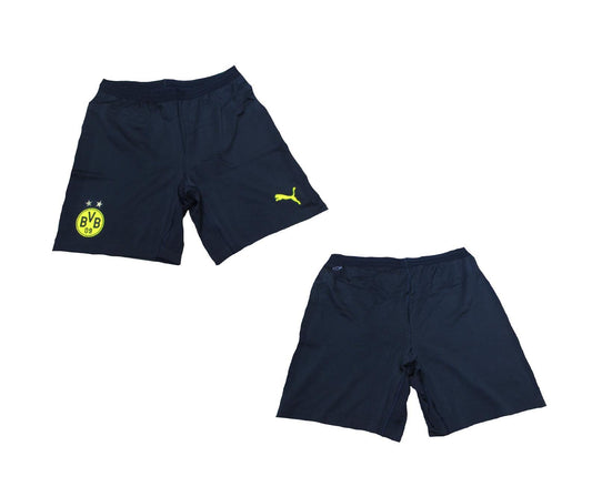Borussia Dortmund Player Evoknit Shorts/Hose Puma 2018/19 Herrengröße Schwarz