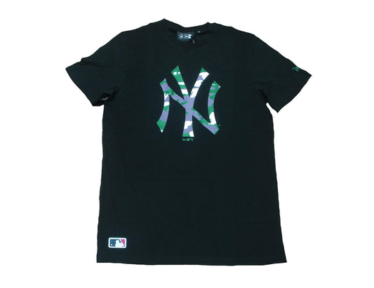 New York Yankees T-Shirt Camo NEYYAN Black