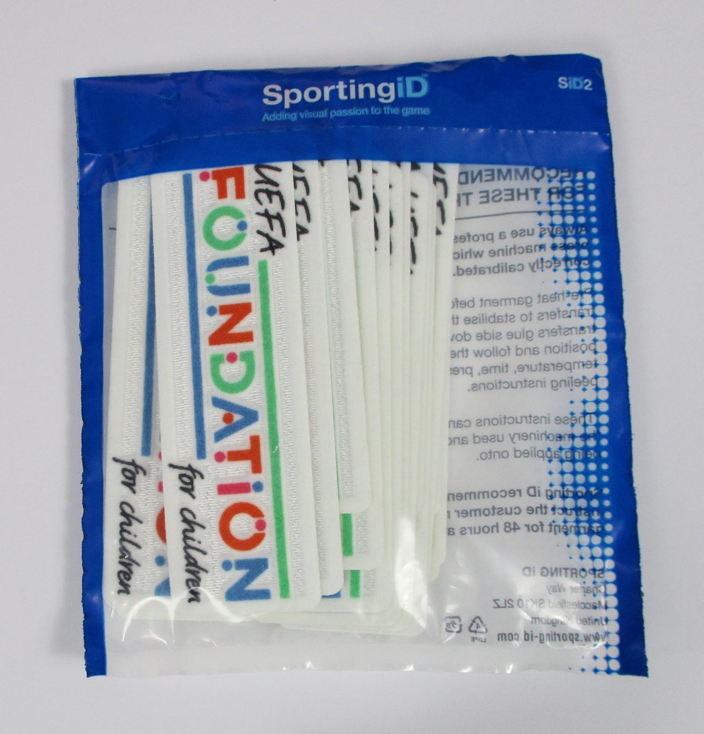 UEFA Champions League Logo Flock Foundation Badge of Honour 5 Set 2021-24