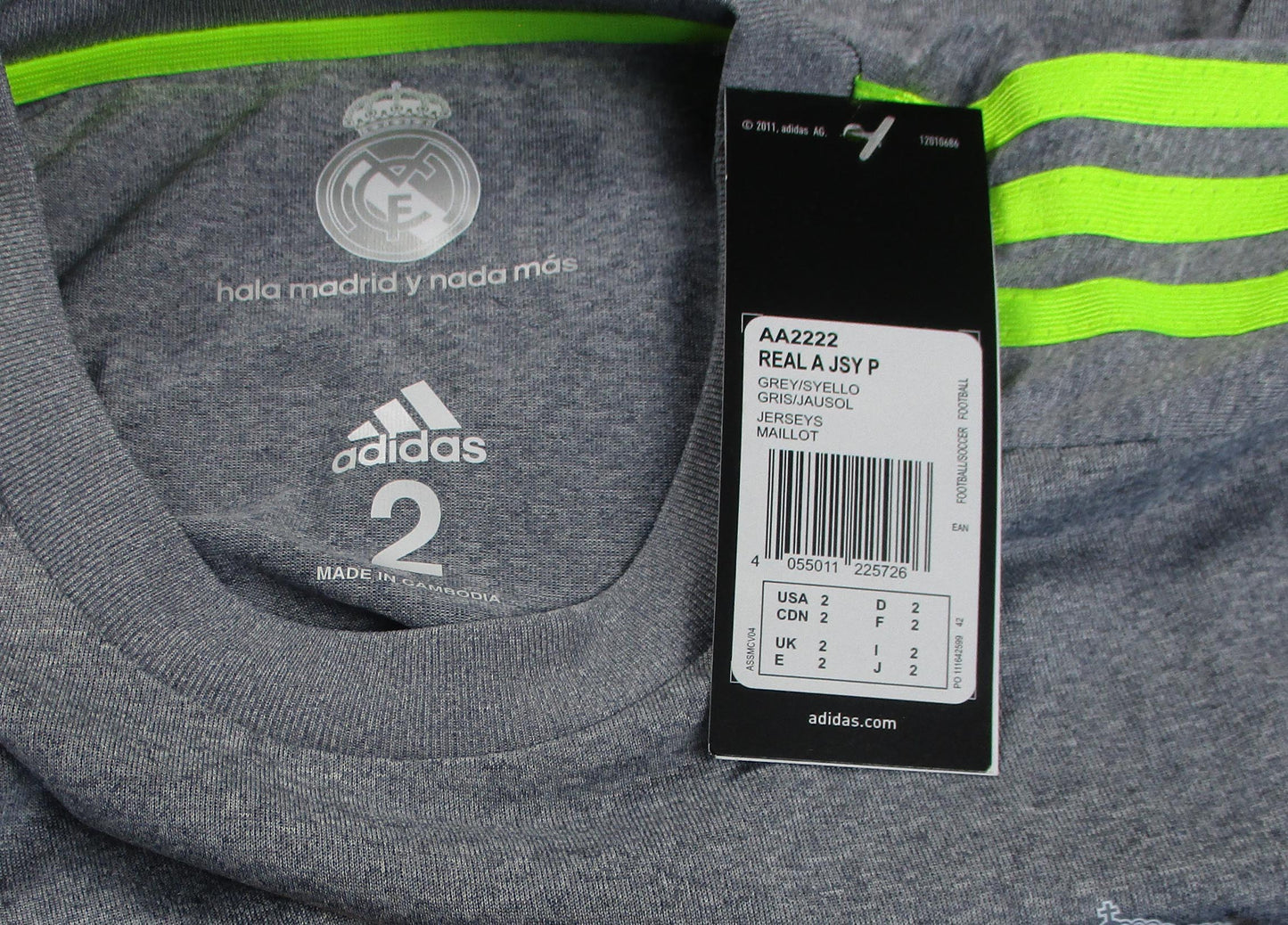 Real Madrid Trikot 2015/16 Away Player Issue Adizero Version Adidas