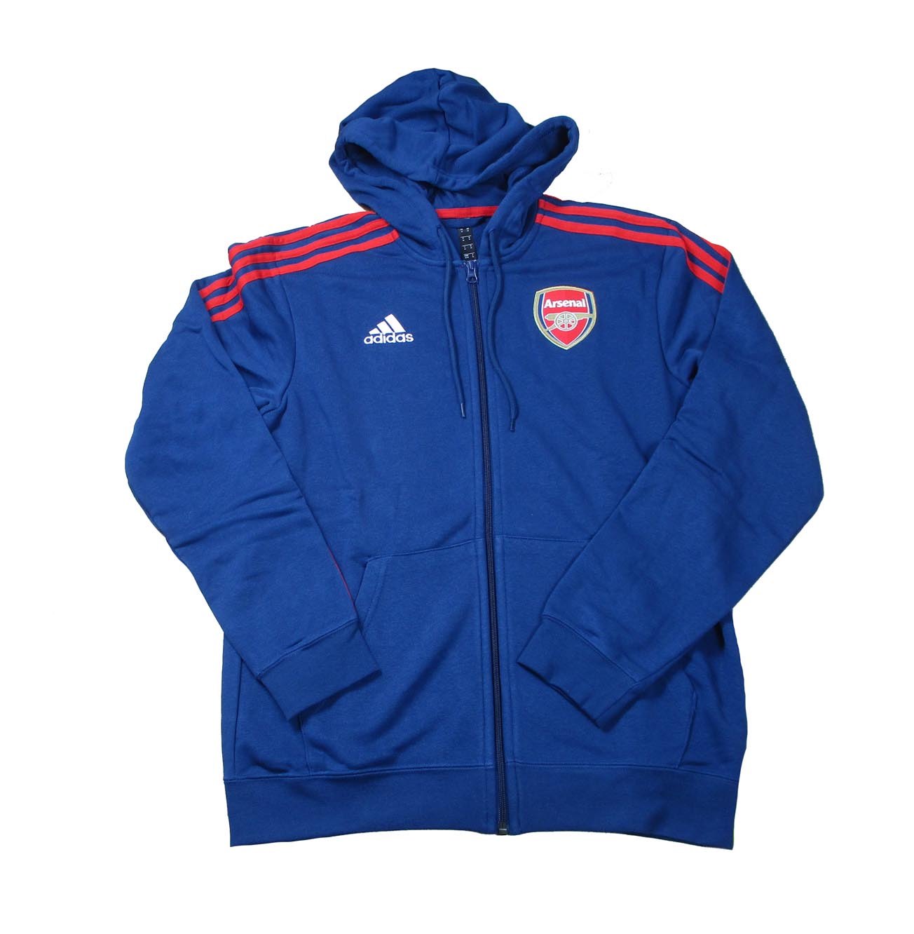 Arsenal London Kapuzenjacke Sweat 3S Adidas Blau