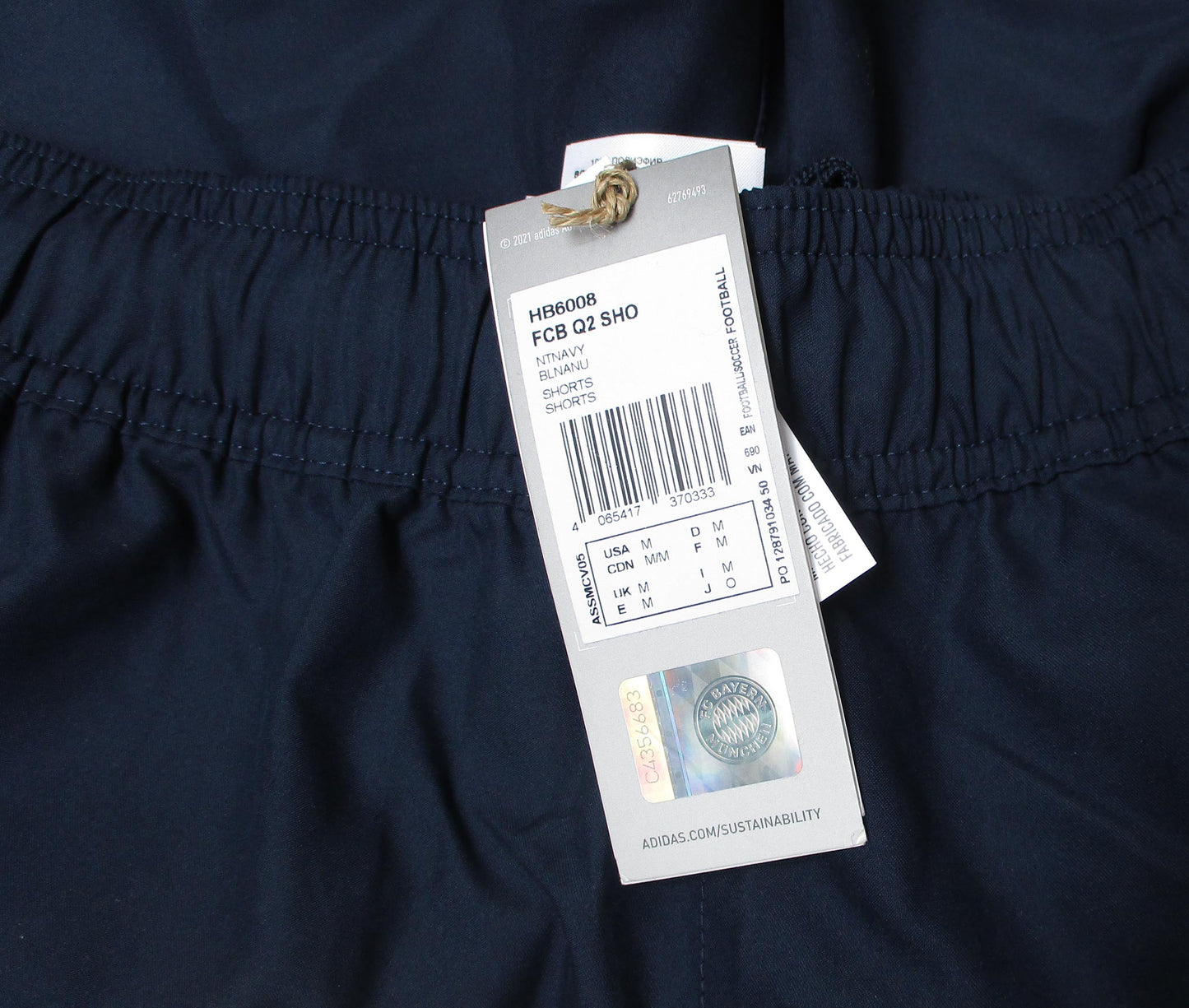 FC Bayern München Q2 Shorts 2021/22 Adidas Navy