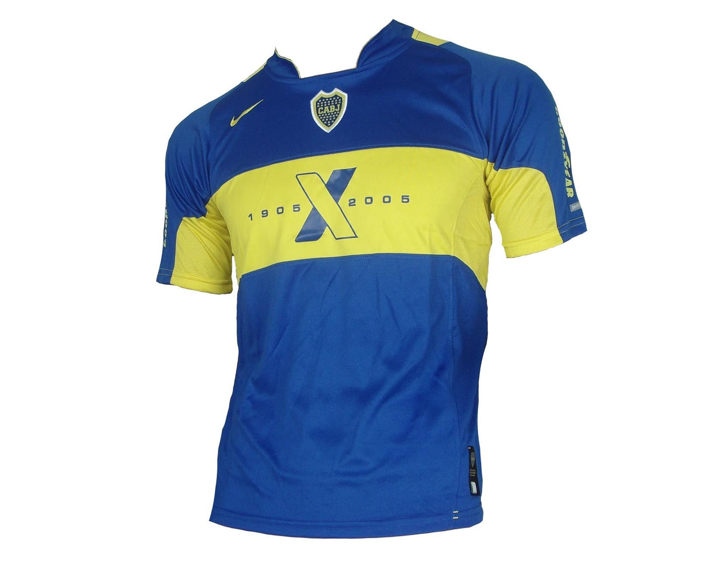 Boca Juniors Trikot Home 2005 von Nike. Offizielles Fußballtrikot in Kindergröße.