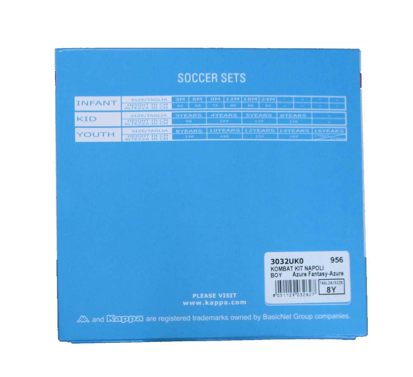 SSC Neapel Trikot Set Minikit Kappa 2018/19 Kindergröße