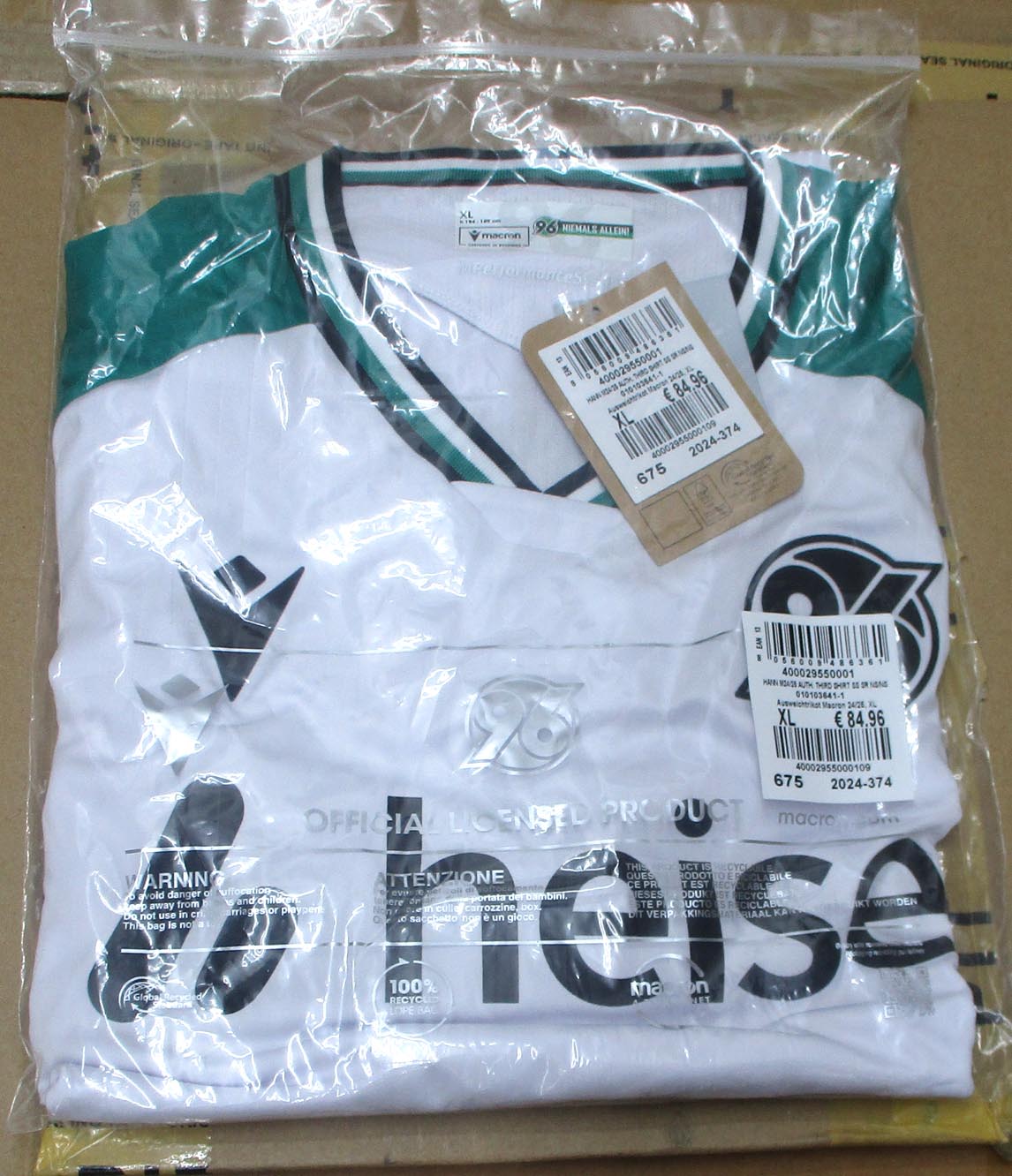 Hannover 96 Trikot Third 2024/25 Macron