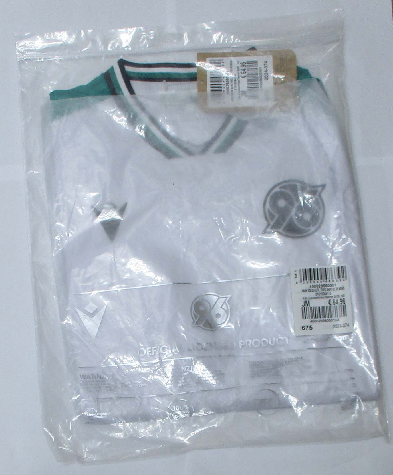 Hannover 96 Kinder Trikot Third 2024/25 Macron