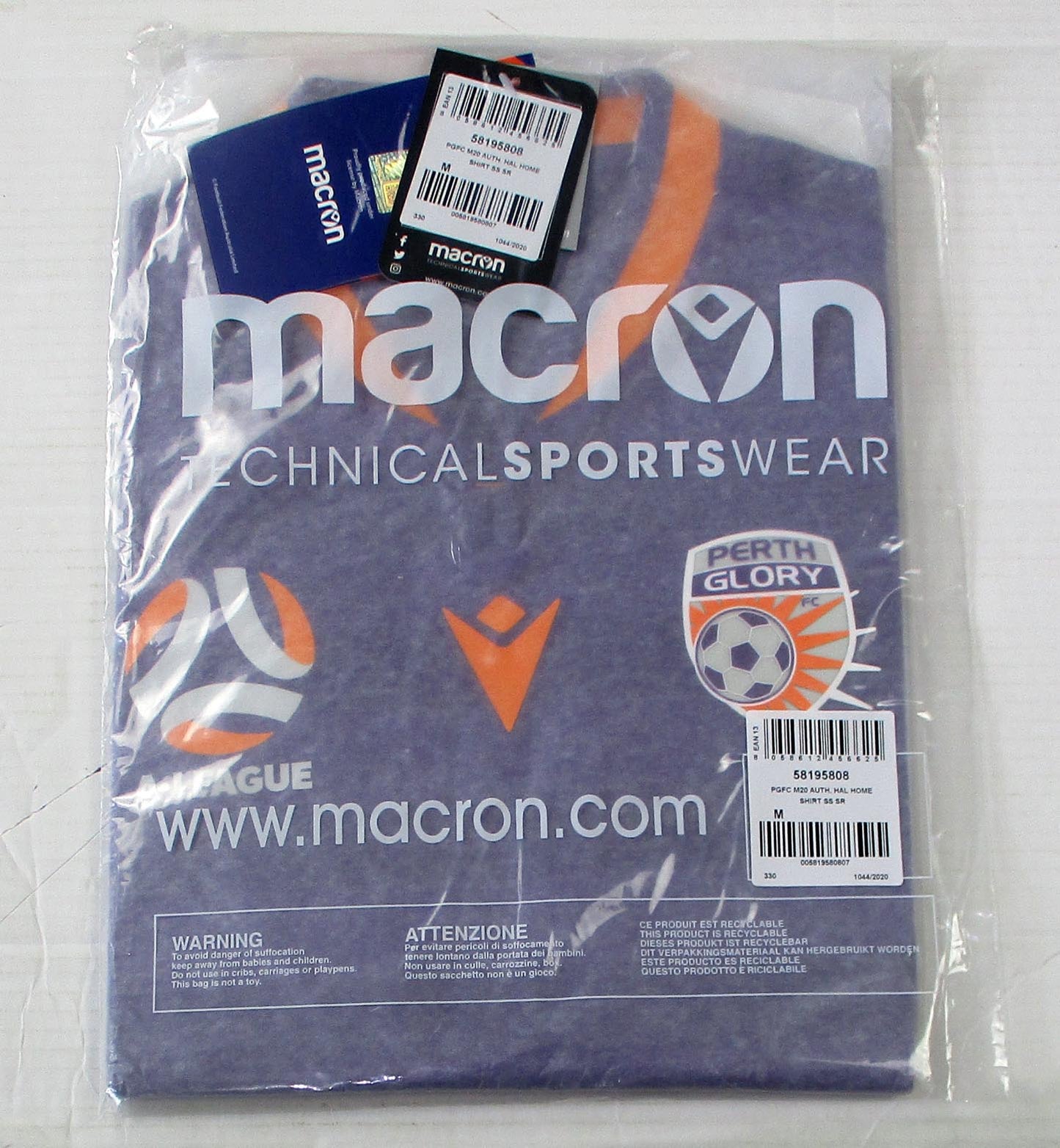 Perth Glory FC Trikot Home 2020/21 Macron