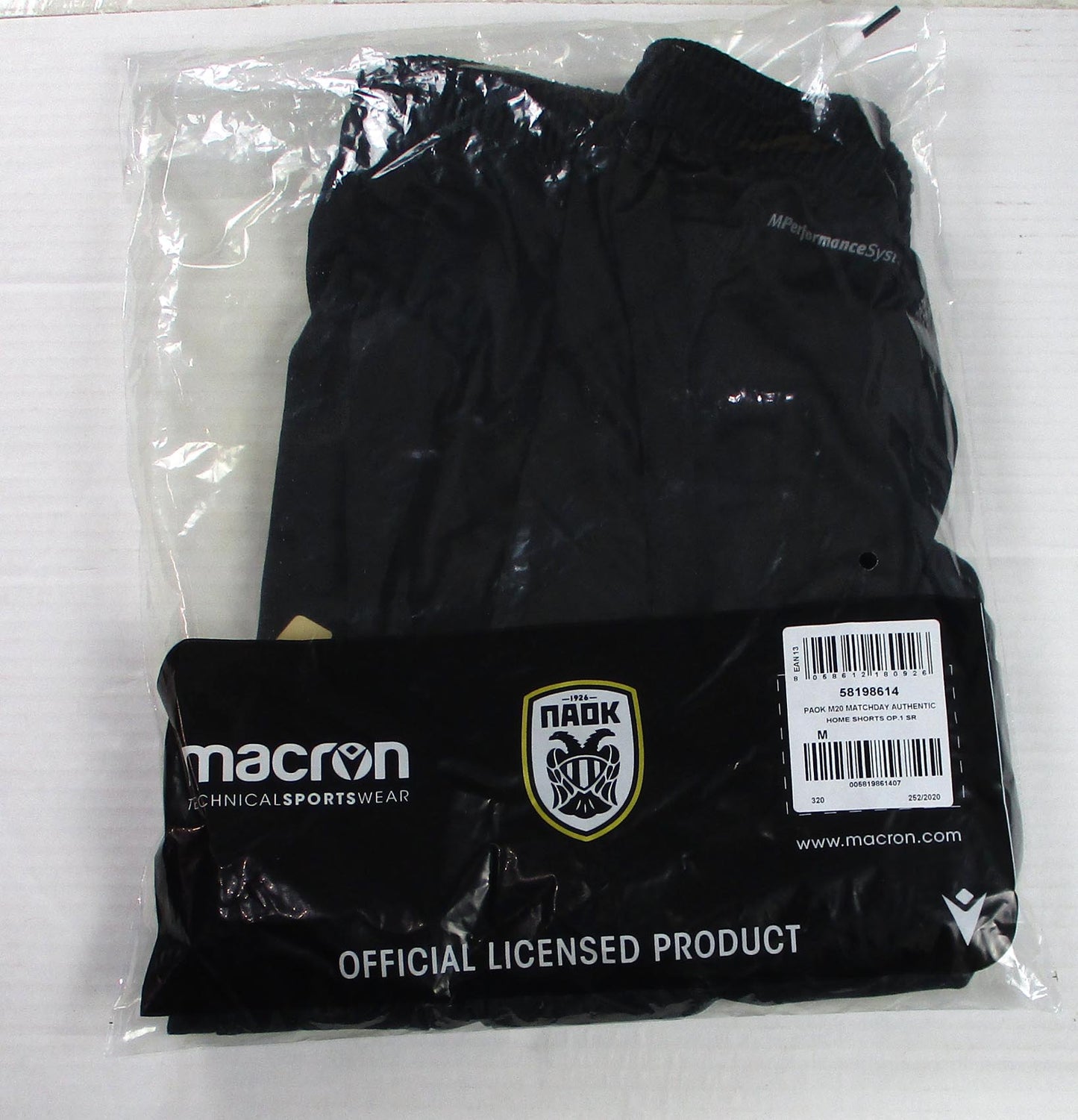 PAOK Thessaloniki Home Shorts Macron 2020/21