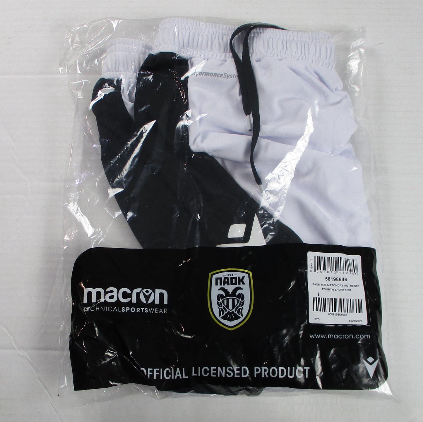 PAOK Thessaloniki Fourth Shorts Macron 2020/21