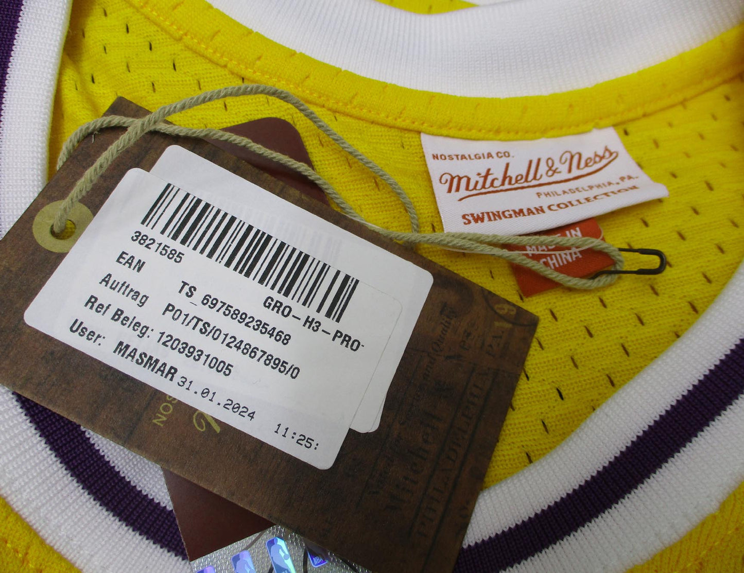 Los Angeles Lakers Trikot Swingman NBA Kareem Abdul-Jabbar 1984 Mitchell & Ness