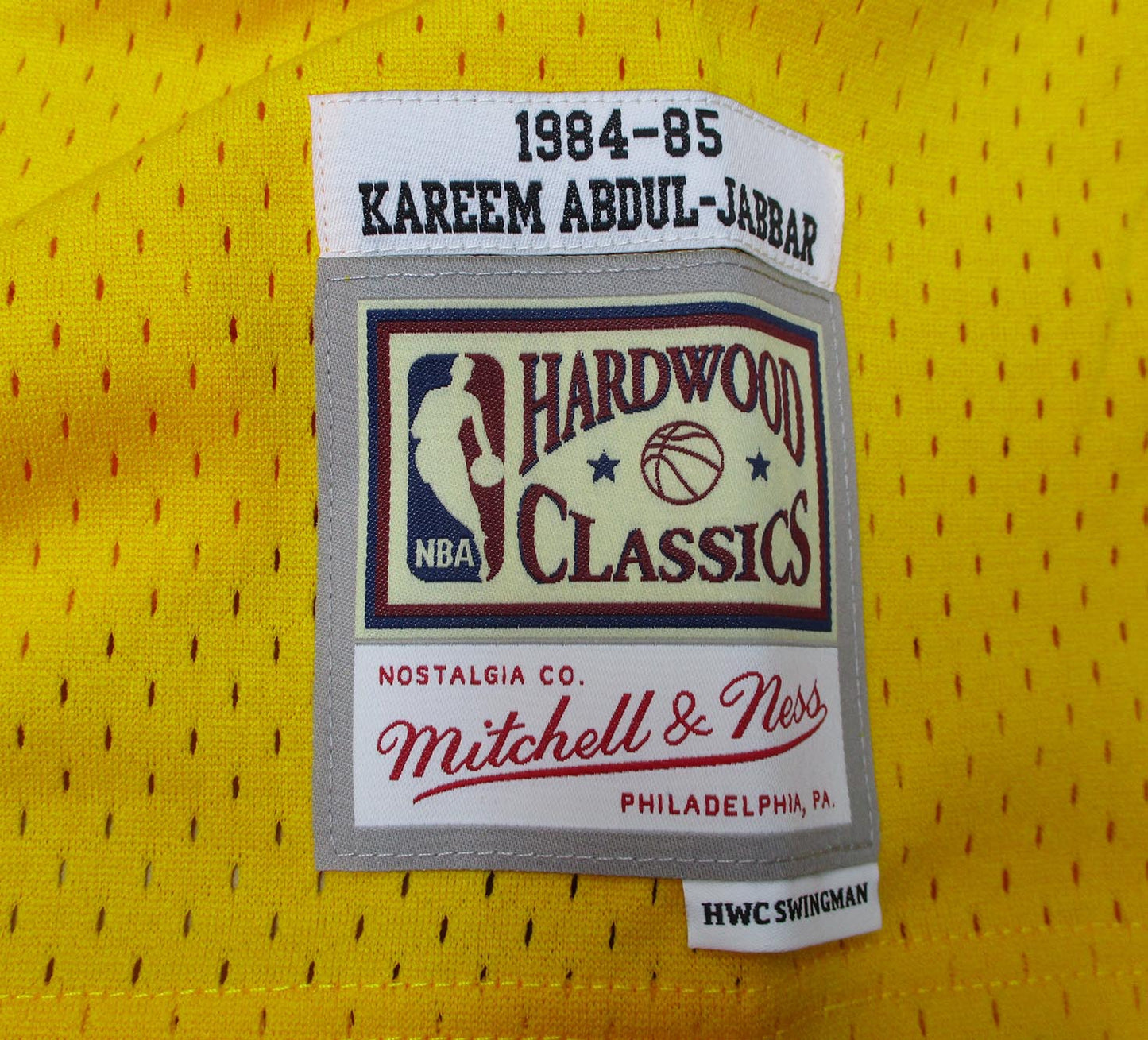 Los Angeles Lakers Trikot Swingman NBA Kareem Abdul-Jabbar 1984 Mitchell & Ness