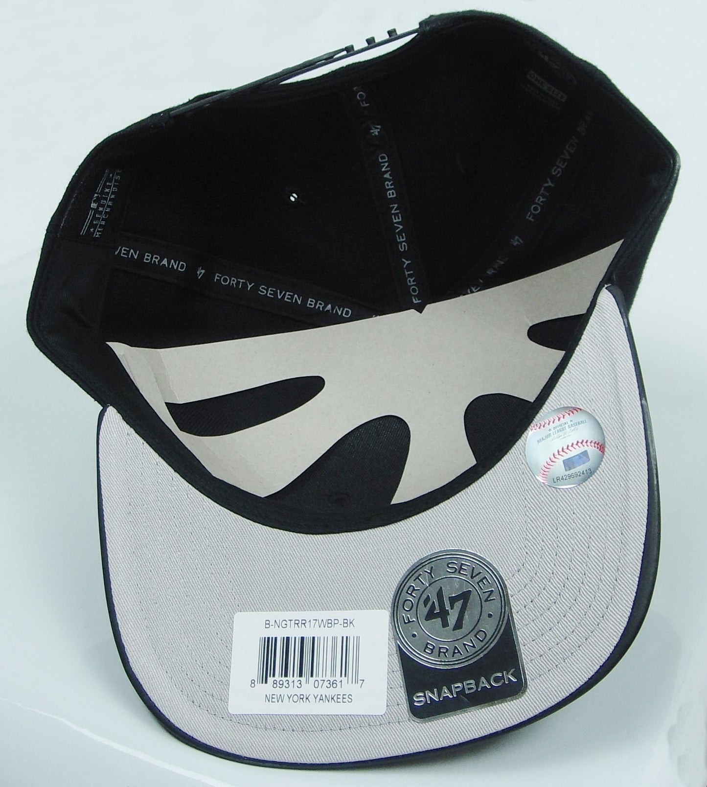 New York Yankees MLB Snapback Cap Night Terror Caption '47 Brand