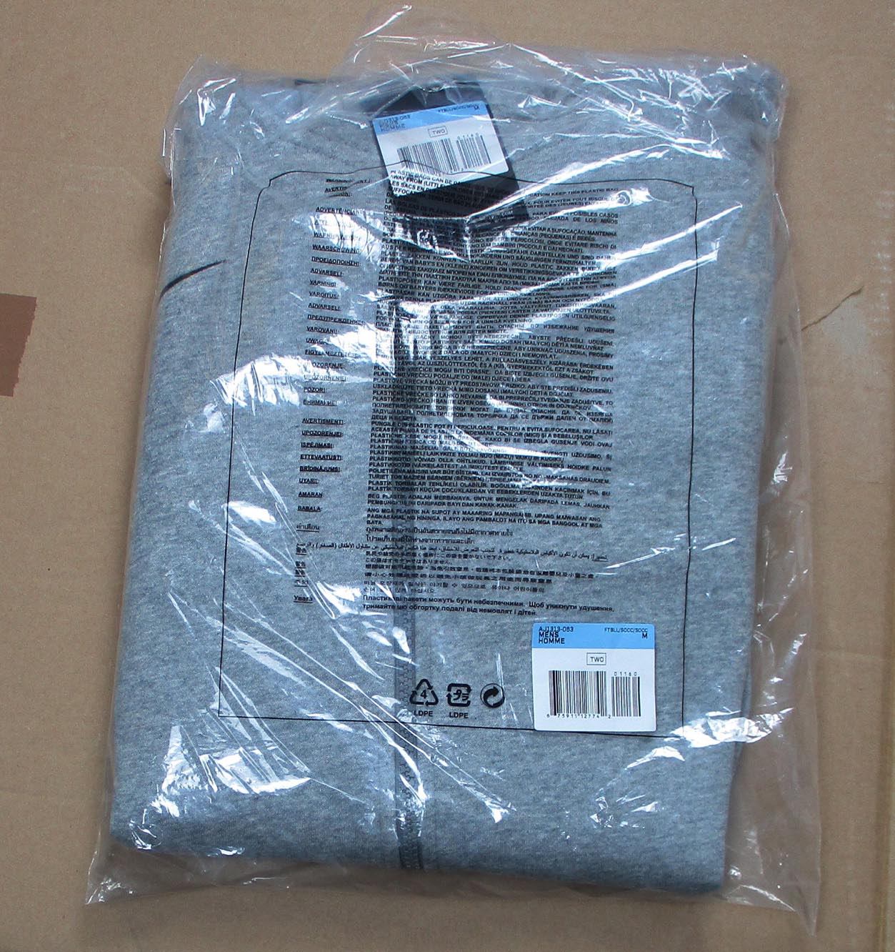 Nike Club 19 Fleece Kapuzenjacke Hoodie Grey