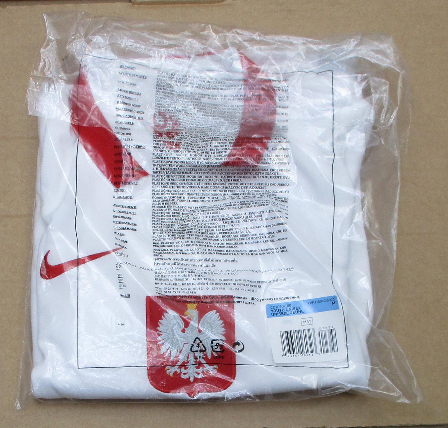 Polen Polska Trikot Nationalmannschaft Home 2020/21 Nike Kindergröße