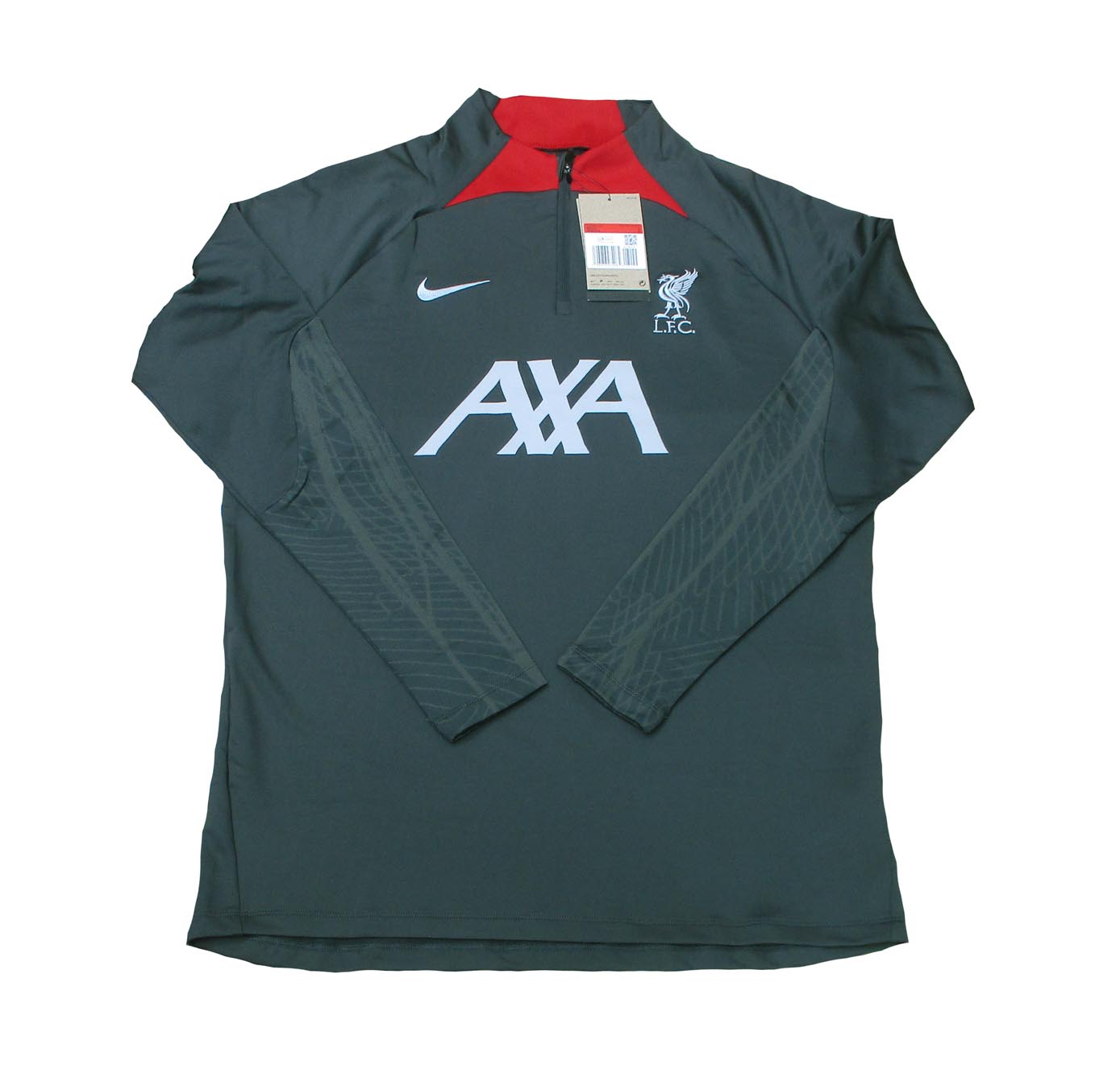 FC Liverpool Trainingstop 1/4 Zip Longsleeve Strike 2023/24 Grey Nike