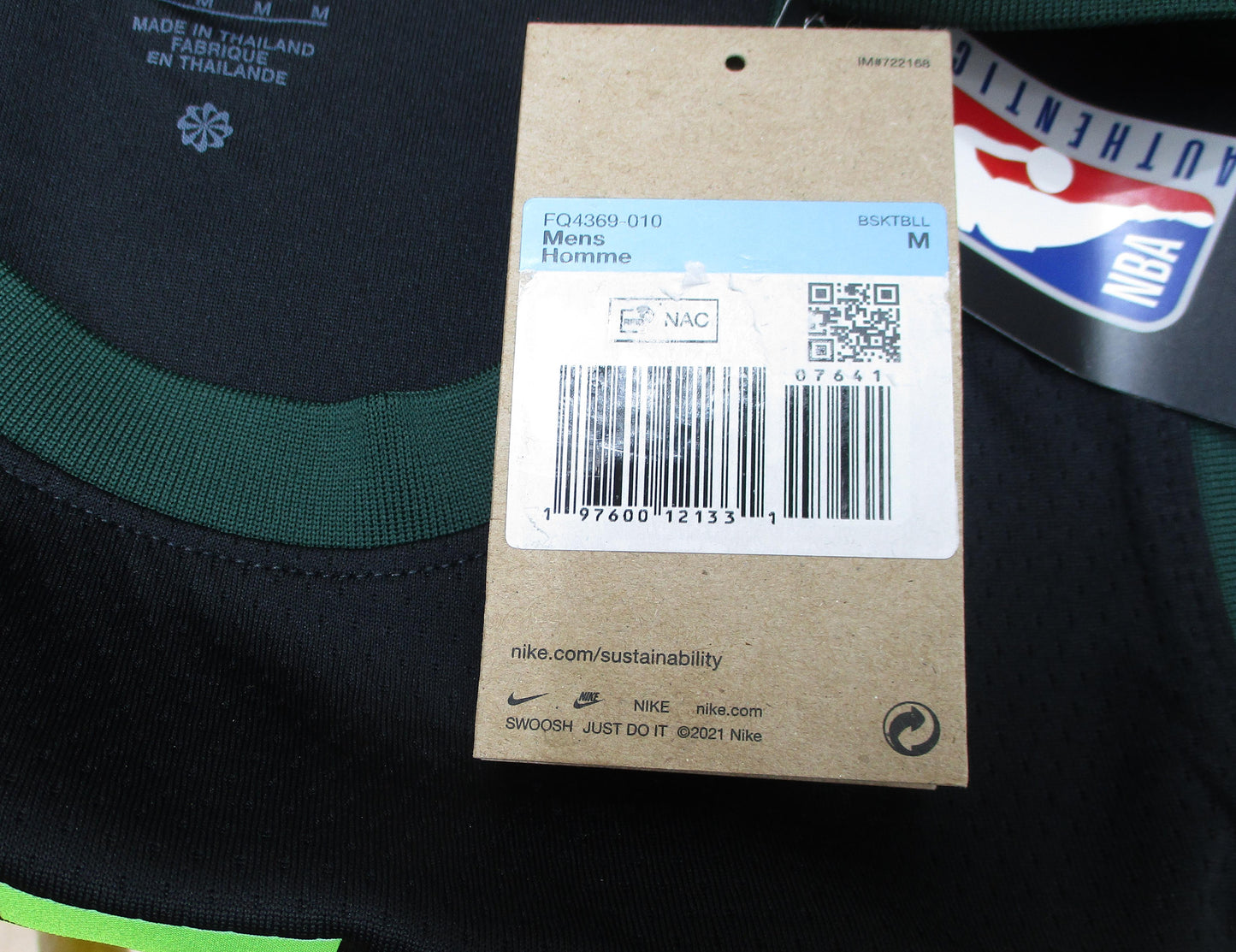 Boston Celtics Basketball Trikot Nike Swingman City Edition