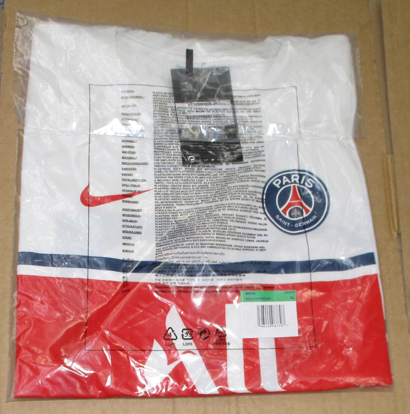 PSG Paris St.Germain Polyester Fanshirt Trikot Lionel Messi Nike