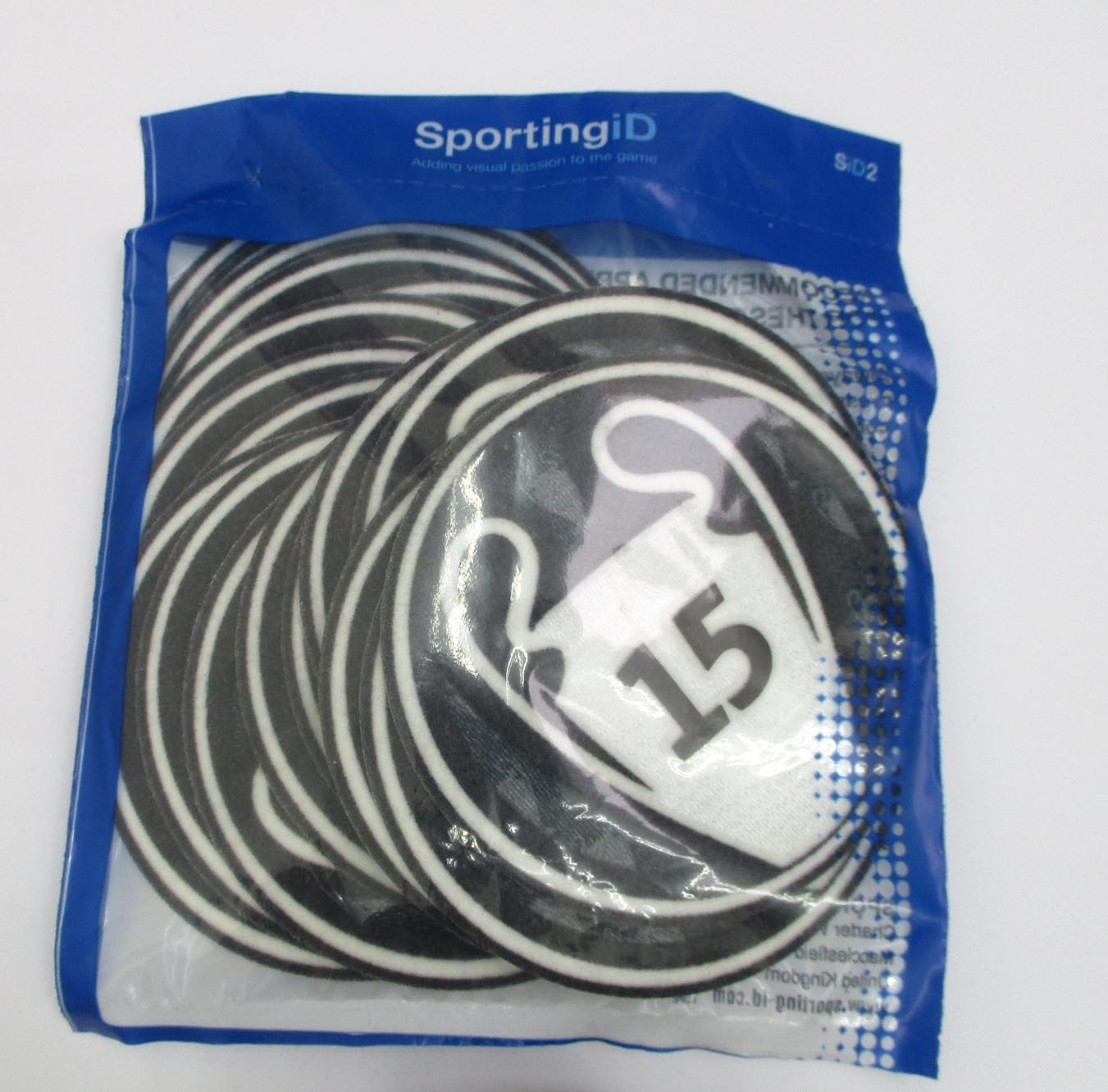 UEFA Champions League Logo Flock Foundation Badge Titelverteidiger Real Madrid Set 2024-25