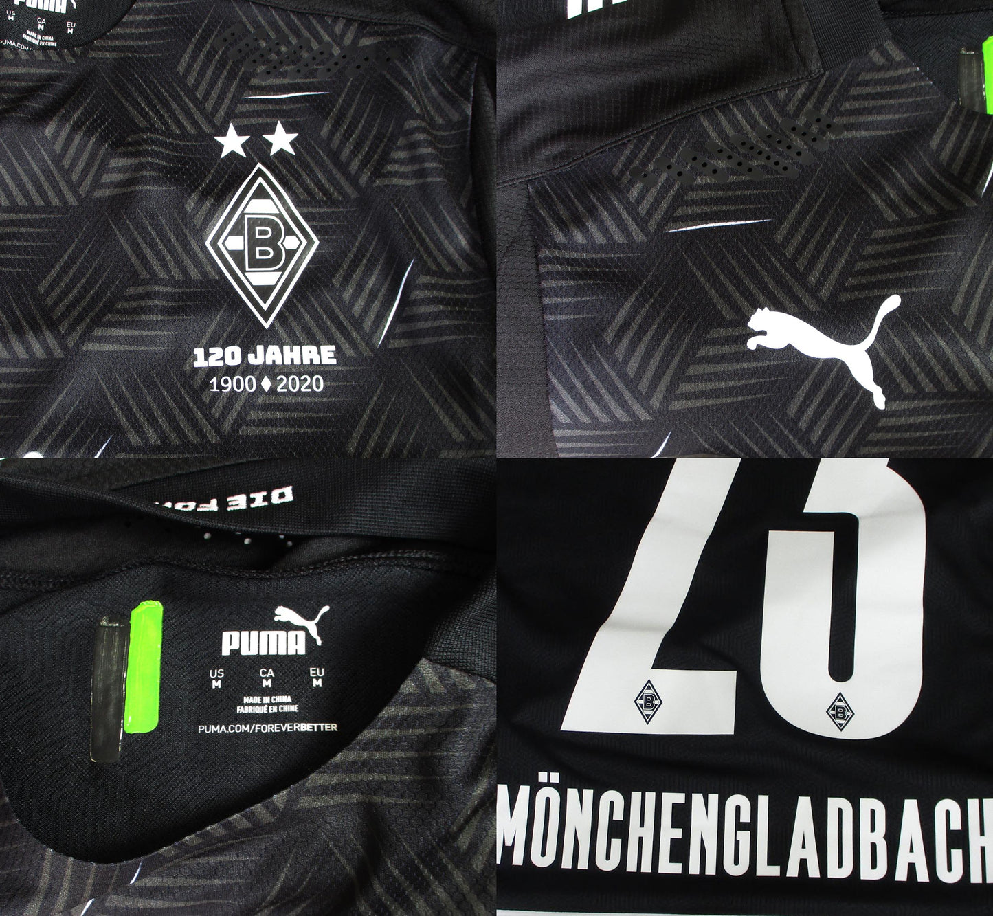 Borussia Mönchengladbach Trikot 2020/21 Away Bundesliga Puma Promo Spieleredition Jonas Hofmann 23