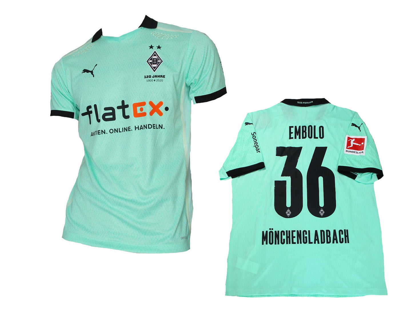 Borussia Mönchengladbach Spielertrikot 2020/21 Third Puma Promo Spieleredition