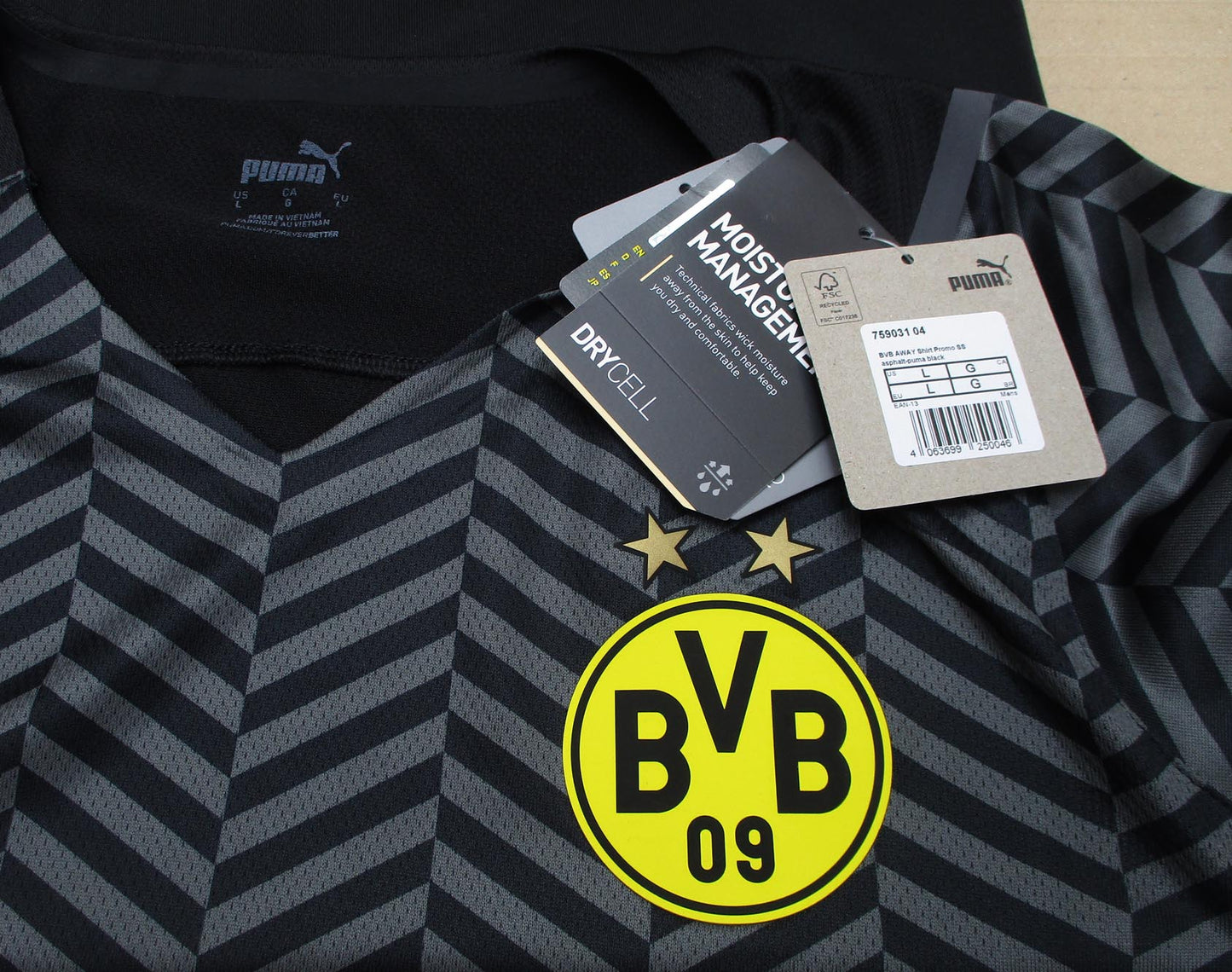 Borussia Dortmund Trikot Away Puma 2021/22 Player Issue Authentic Version