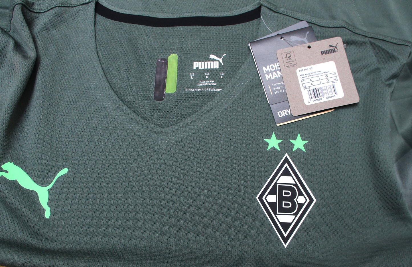 Borussia Mönchengladbach Trikot 2021/22 Away Puma Promo Spieleredition Authentic