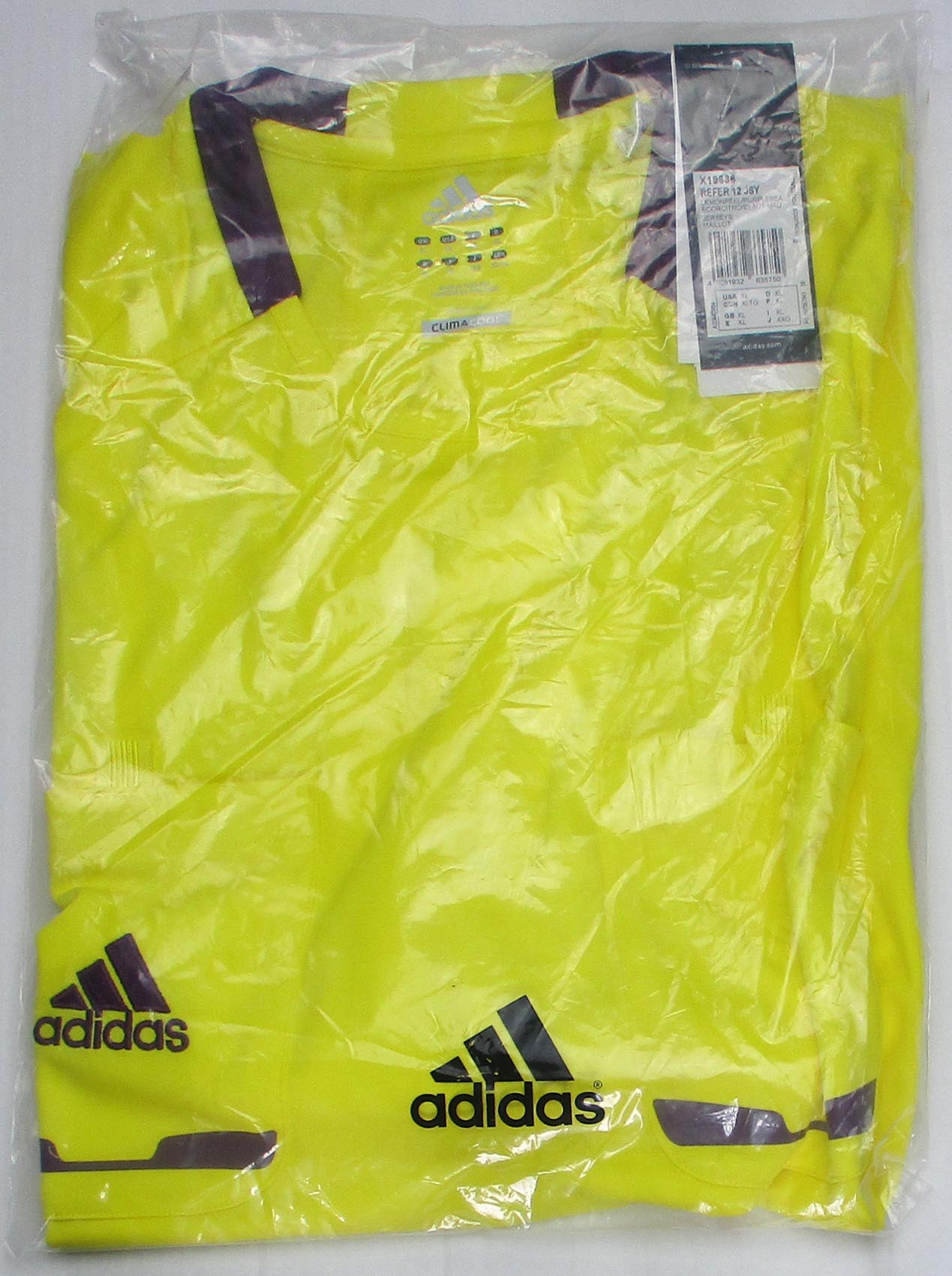 Adidas Schiedsrichter Trikot 12 Formotion Herren XL mit Brusttaschen und Mesh-Einsätzen – neu mit Etikett. In Originalverpackung.