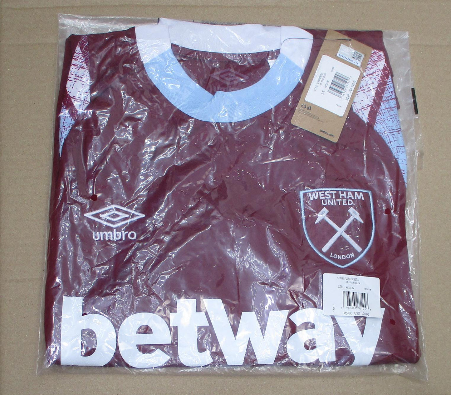West Ham United Trikot Home 2022/23 Umbro