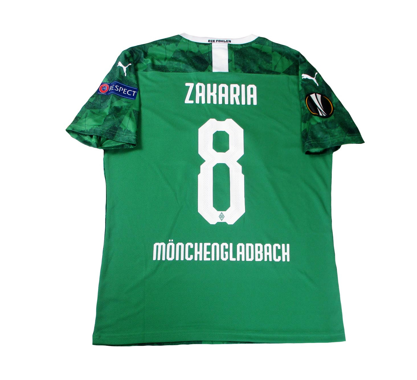 Borussia Mönchengladbach Spielertrikot 2019/20 Third Europapokal Puma Promo Spieleredition Denis Zakaria