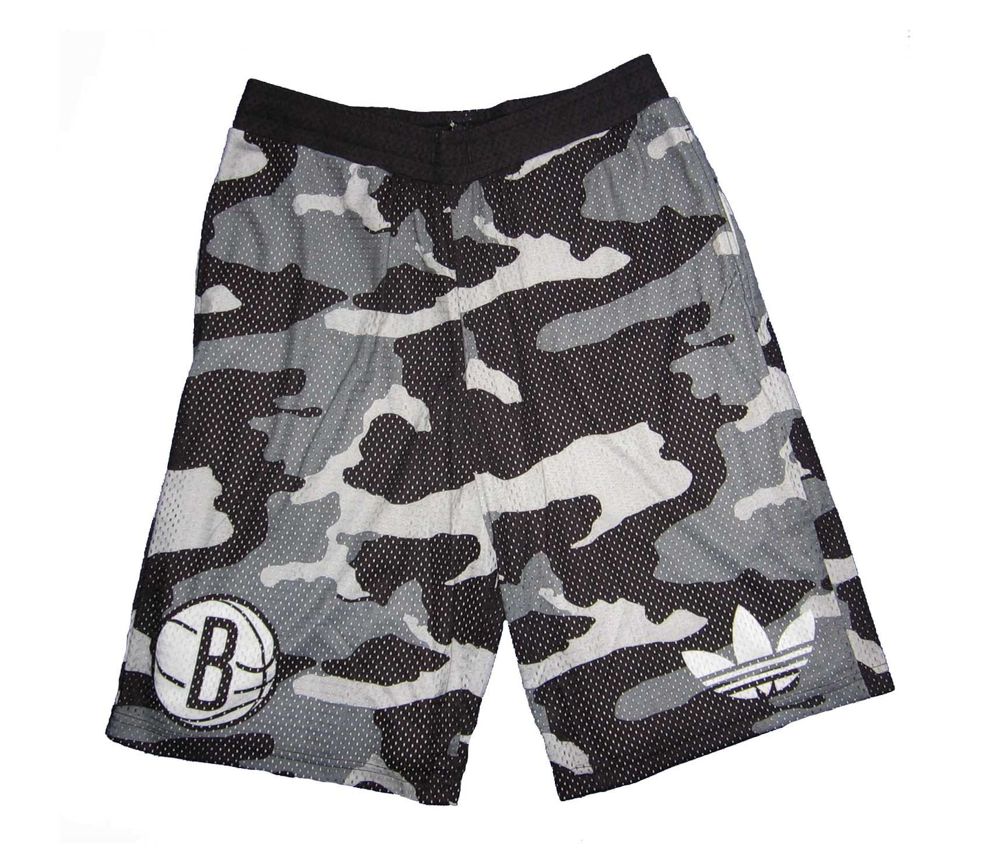 Brooklyn Nets Adidas Shorts NBA schwarz- camouflage