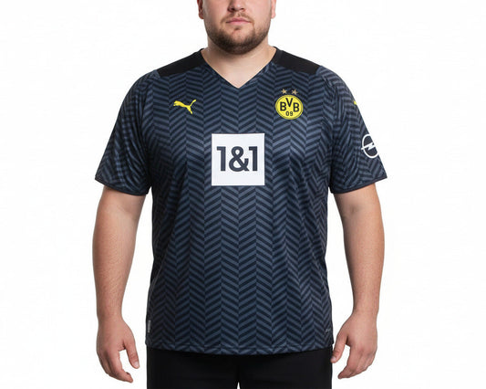 Borussia Dortmund Auswärtstrikot 2021/22 von Puma in Übergröße 4XL 5XL mit eingesticktem BVB-Wappen