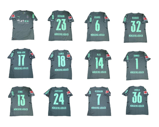 Gladbach Auswärtstrikot 2021/22 Spieleredition mit Bundesliga Ärmelpatch