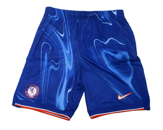 Chelsea FC Shorts Kinder Home 2024 2025 Nike blau mit Vereinswappen
