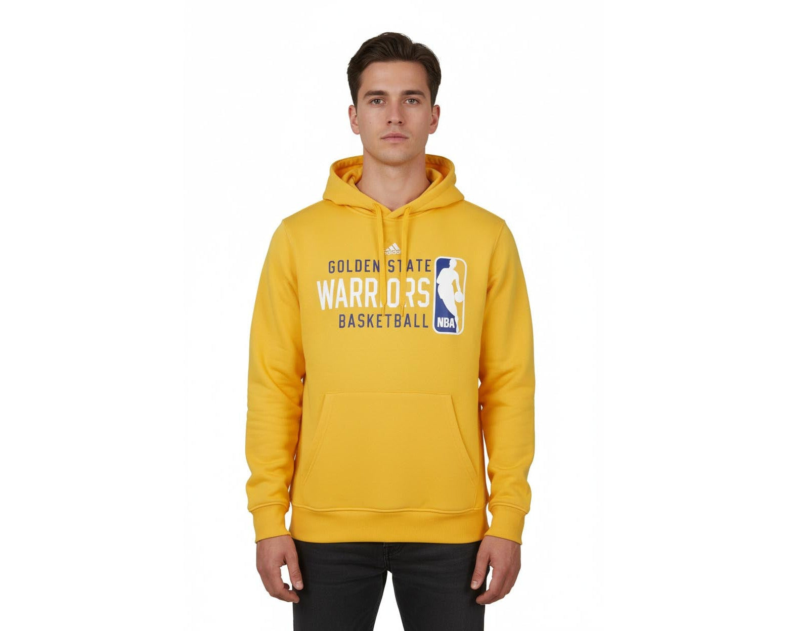 Golden State Warriors Herren Hoodie Adidas NBA AX7734 Sweatshirt Vorderansicht