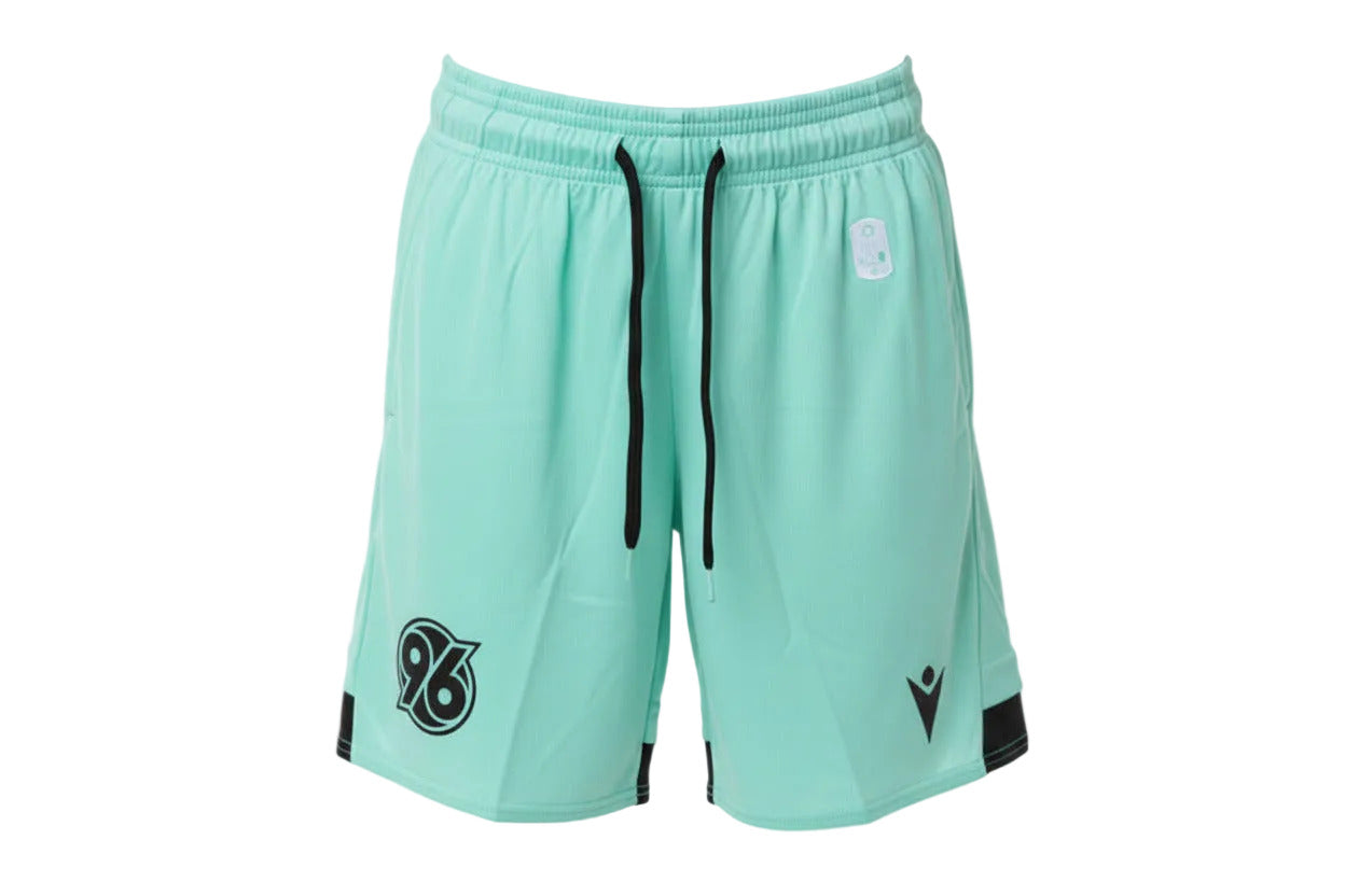 Hannover 96 Kinder Shorts Trikothose 2022/23 Third von Macron – atmungsaktiv und feuchtigkeitsregulierend