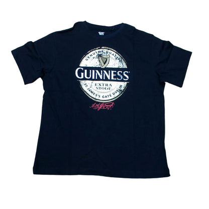 Guinness M Herren T-Shirt Schwarz