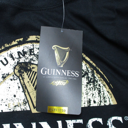 Guinness M Herren T-Shirt Schwarz
