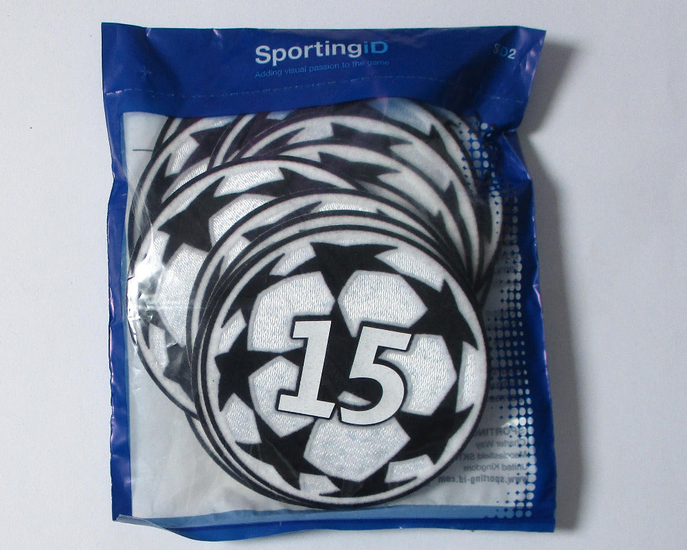 UEFA Champions League Logo Flock Foundation Badge Real Madrid Set 2025-26
