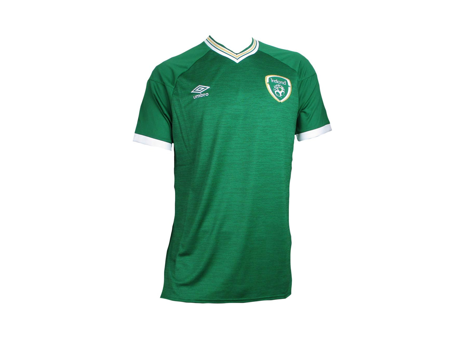 Irland Trikot Home 2020/22 Kinder Umbro – grünes Heimtrikot der irischen Nationalmannschaft mit eingesticktem Wappen