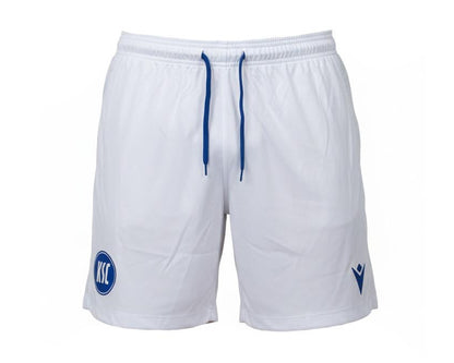 Karlsruher SC Away Shorts 2023/24 von Macron mit aufgummiertem Vereinswappen