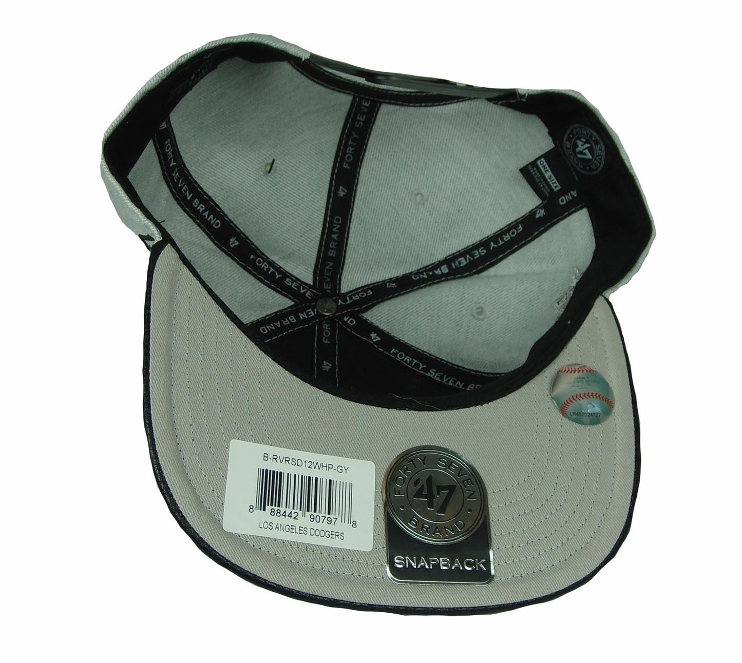 LA Dodgers MLB Snapback Cap Riverside Captain '47 Brand