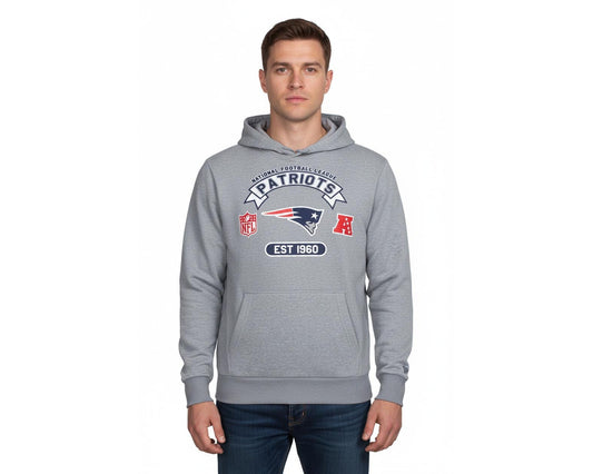 ew England Patriots Hoodie Herren von New Era, NFL Kapuzenpullover, mit Vereinslogo