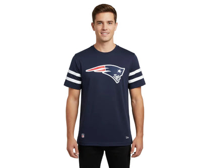 New England Patriots T-Shirt Herren New Era NFL Fan Shirt aus Baumwolle mit Logo Siebdruck