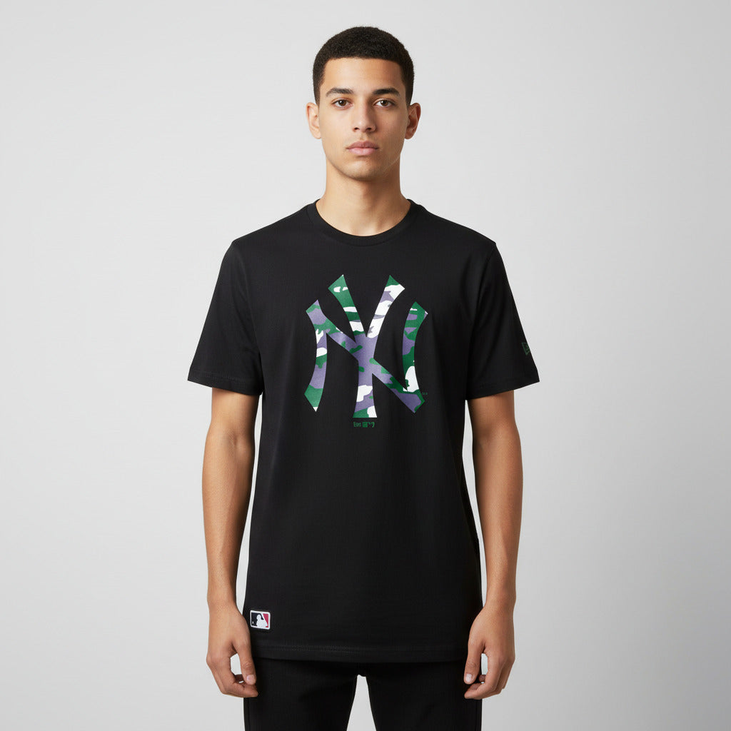  New York Yankees T-Shirt von New Era – Offizielles MLB Logo | 100% Baumwolle