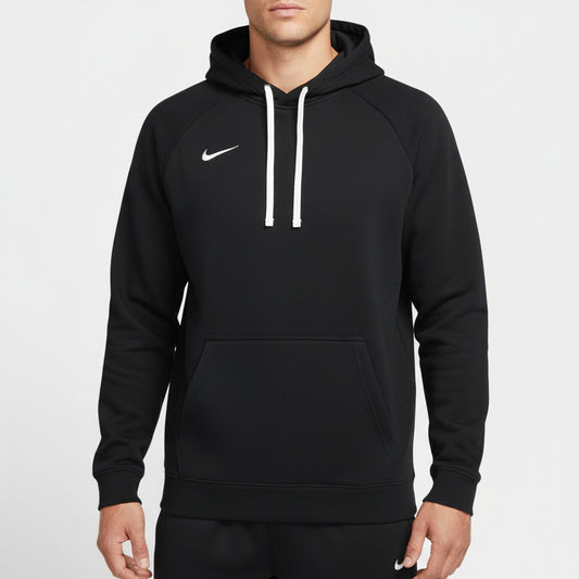 Nike Club 19 Herren Fleece Hoodie Schwarz Kapuzenpullover Größe M
