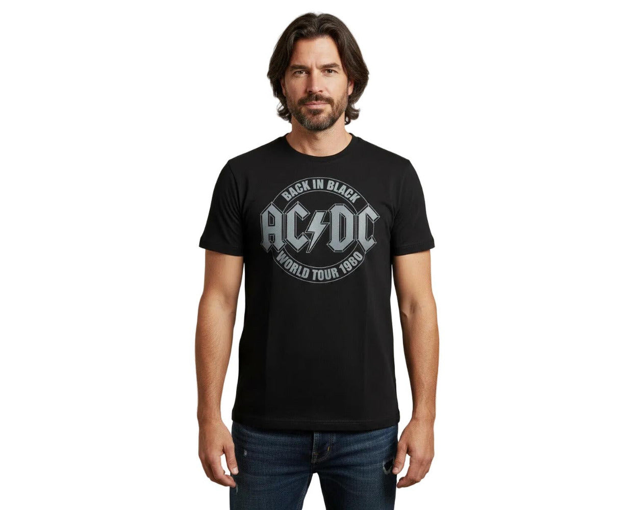 AC/DC™ T-Shirt – Back in Black | Offizielles Band-Merchandise