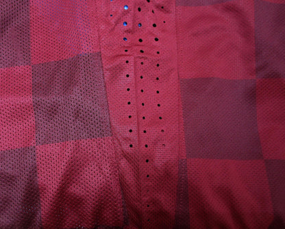 Aston Villa Player Issue Heimtrikot 2008/09 von Nike ohne Sponsor. Original Spielertrikot Vintage Premier League. Herrentrikot in XXL Detailansicht Mesheinsätze.