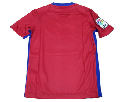 Atlético Madrid Heimtrikot Nike 2015/16 Kinder rot-weiß Dri-FIT Rückansicht. 