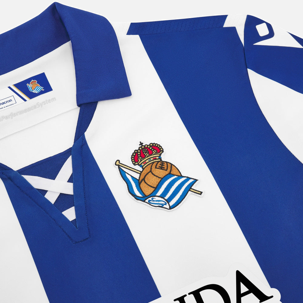 Real Sociedad San Sebastián Trikot 2024/25 Macron Home